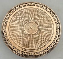 An Early 19th Century Gilt Metal Snuff Box With Triumphal Regalia.
