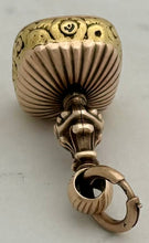 Vice Admiral Sir Charles Richardson KCB, Royal Navy, Late George III Yellow Metal & Citrine Armorial Fob Seal.