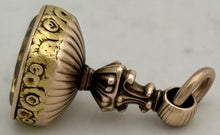 Vice Admiral Sir Charles Richardson KCB, Royal Navy, Late George III Yellow Metal & Citrine Armorial Fob Seal.