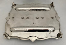 Georgian, George III, Silver Inkstand. Marital Arms of Smyth & Ibbetson. London 1813 Solomon Hougham. 36 troy ounces.