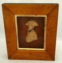 Vice Admiral Viscount Nelson 19th Century Wax Portrait Profile.