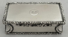 Vice Admiral Sir Thomas Harvey KCB, William IV Silver Snuff Box. Birmingham 1837 Joseph Willmore. 5.3 troy ounces.