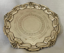 Early 20th Century Silver Plated Waiter. D.G. Collins.