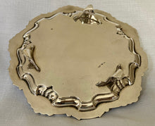 Early 20th Century Silver Plated Waiter. D.G. Collins.