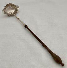 Georgian, George II, Silver Double Lipped Toddy Ladle. London 1744 Philip Goddard.