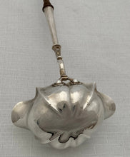 Georgian, George II, Silver Double Lipped Toddy Ladle. London 1744 Philip Goddard.