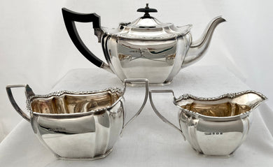 George V Silver Tea Set. Birmingham 1928 Daniel & Arter. 41 troy ounces