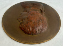 General Napoleon Bonaparte Bronze Portrait Profile Plaque after Louis-Simon Boizot.