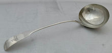 Georgian, George III, Irish Silver Soup Ladle. Dublin 1820 Samuel Neville. 5.9 troy ounces.