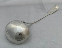 Georgian, George III, Irish Silver Soup Ladle. Dublin 1820 Samuel Neville. 5.9 troy ounces.