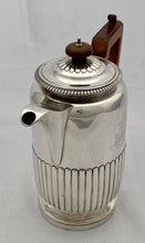Vice-Admiral Sir Robert Tristram Rickets George III Silver Coffee Pot. London 1820 J. E. Terrey. 18.4 troy ounces.