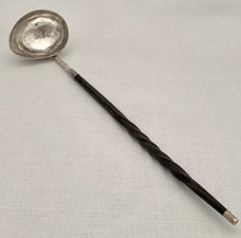 Georgian, George II, Silver Toddy Ladle. London 1742 William Justis.