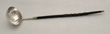 Georgian, George II, Silver Toddy Ladle. London 1742 William Justis.