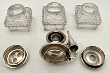 Georgian, George III, Silver Inkstand. Sheffield 1817 S. C. Younge & Co. 23.8 troy ounces.