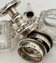 Georgian, George III, Silver Inkstand. Sheffield 1817 S. C. Younge & Co. 23.8 troy ounces.