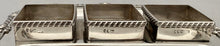 Georgian, George III, Silver Inkstand. Sheffield 1817 S. C. Younge & Co. 23.8 troy ounces.