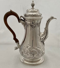 Georgian, George II, Silver Coffee Pot. London 1754 Thomas Whipham. 31 troy ounces.