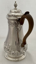 Georgian, George II, Silver Coffee Pot. London 1754 Thomas Whipham. 31 troy ounces.