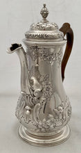 Georgian, George II, Silver Coffee Pot. London 1754 Thomas Whipham. 31 troy ounces.