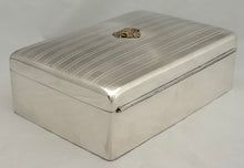 Calcutta Scottish, British Indian Army, Silver Cigar Box. Birmingham 1916 Charles S. Green & Co. Ltd.