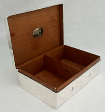 Calcutta Scottish, British Indian Army, Silver Cigar Box. Birmingham 1916 Charles S. Green & Co. Ltd.