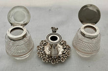 Georgian, George IV, Silver Inkstand. London 1824 Joseph Angell I. 13.3 troy ounces.