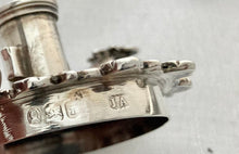 Georgian, George IV, Silver Inkstand. London 1824 Joseph Angell I. 13.3 troy ounces.