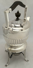 76th Punjabis, British Indian Army, Silver Spirit Kettle. London 1906 Goldsmiths & Silversmiths Co. Ltd. 37.6 troy ounces.