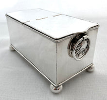 Early Victorian Silver Plated Inkstand, circa 1840 - 1850.