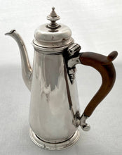George II Silver Coffee Pot. Arms of Corbett & Mytton, Sundorne Castle. London circa 1752. 10.7 troy ounces.