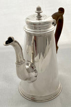 Georgian, George II, Silver Coffee Pot. London 1736 Dike Impey. 16 troy ounces.