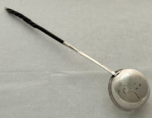 Georgian, George III, Silver Toddy Ladle. London 1775.