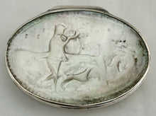 Georgian, George I, Silver & Mother of Pearl Snuff Box, circa 1725.