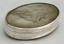 Georgian, George I, Silver & Mother of Pearl Snuff Box, circa 1725.