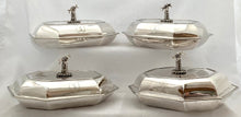 Admiral Sir Robert Brice Kingsmill: Four George III Silver Entree Dishes & Covers. London 1789/91, James Young. 155 troy ounces.