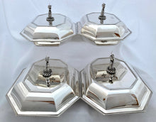 Admiral Sir Robert Brice Kingsmill: Four George III Silver Entree Dishes & Covers. London 1789/91, James Young. 155 troy ounces.