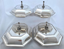 Admiral Sir Robert Brice Kingsmill: Four George III Silver Entree Dishes & Covers. London 1789/91, James Young. 155 troy ounces.