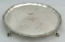 1st Bombay Grenadiers and 28th Punjabis, British Indian Army, Silver Salver. London 1937 Goldsmiths & Silversmiths. 19.8 troy ounces.
