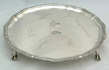 1st Bombay Grenadiers and 28th Punjabis, British Indian Army, Silver Salver. London 1937 Goldsmiths & Silversmiths. 19.8 troy ounces.