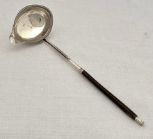 Georgian, George III, Silver Toddy Ladle. London 1776.
