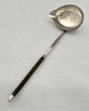 Georgian, George III, Silver Toddy Ladle. London 1776.