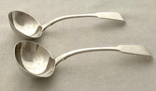 Georgian, George IV, Pair of Silver Sauce Ladles. London 1824 Robert Rutland. 3.9 troy ounces.