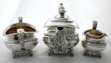 Georgian, George IV, Silver Tea Set. London 1825 Rebecca Emes & Edward Barnard I. 46.6 troy ounces.