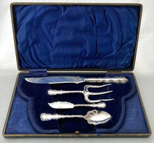 Victorian Cased Silver Plated Afternoon Tea Set. Lee & Wigfull, Sheffield 1894.