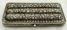 Anglo Indian Cutch Pattern Silver Cigar Case, circa 1890 - 1910. 7.6 troy ounces.