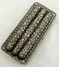 Anglo Indian Cutch Pattern Silver Cigar Case, circa 1890 - 1910. 7.6 troy ounces.