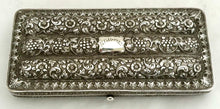 Anglo Indian Cutch Pattern Silver Cigar Case, circa 1890 - 1910. 7.6 troy ounces.