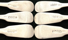 Georgian, George IV, Six Scottish Silver Dessert Forks. Edinburgh 1827/28 Franklin & Sons. 6.5 troy ounces.