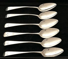 Georgian, George III, Set of Six Silver Teaspoons. London 1804 Peter, Ann & William Bateman. 2.7 troy ounces.