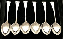 Georgian, George III, Set of Six Silver Teaspoons. London 1804 Peter, Ann & William Bateman. 2.7 troy ounces.